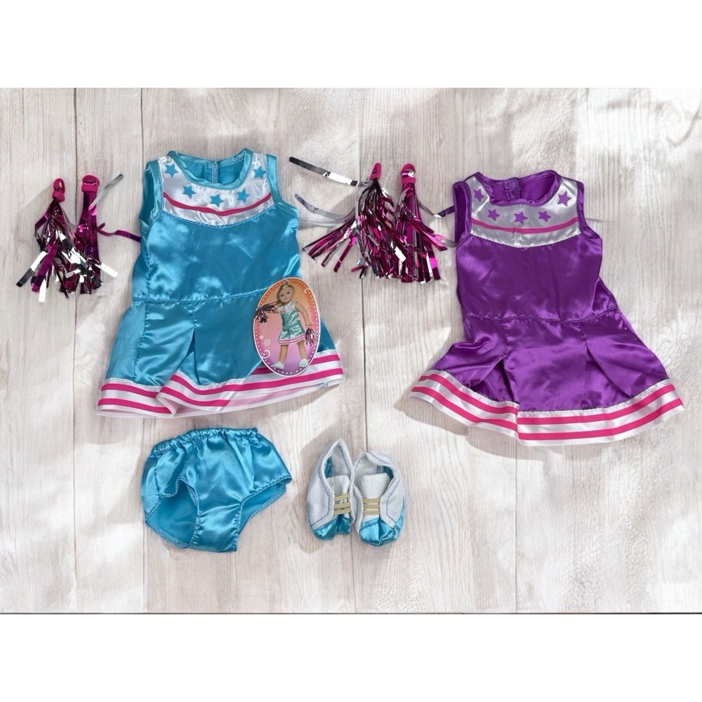 Lot Of 2 My Life Cheerleading Outfits For 16" Dolls